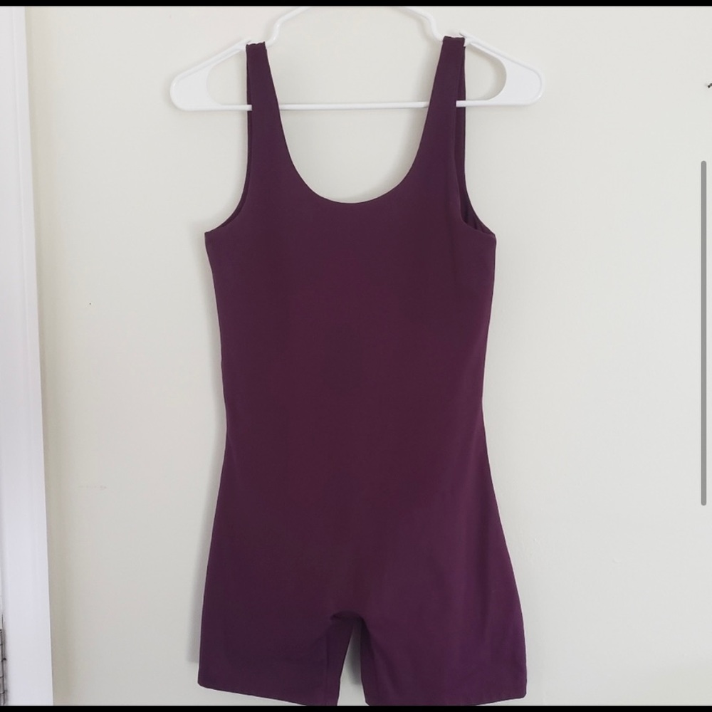 Girlfriend collective bodysuit unitard romper size Large